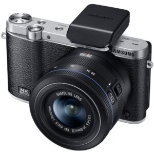 Samsung EV-NX3000BEIUS Wireless Smart 20.3MP Compact System Camera with 3-Inch LCD and 20-50mm Compact Zoom (Black)