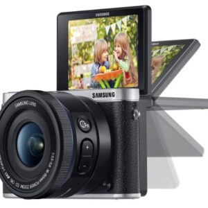 Samsung EV-NX3000BEIUS Wireless Smart 20.3MP Compact System Camera with 3-Inch LCD and 20-50mm Compact Zoom (Black)