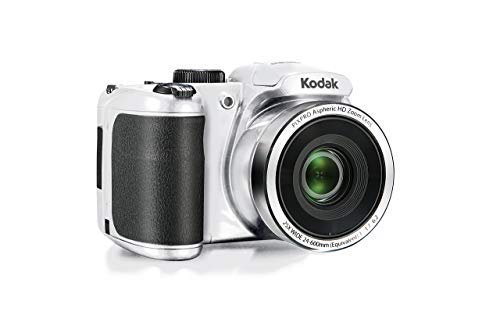 Kodak PIXPRO Astro Zoom AZ252-WH 16MP Digital Camera with 25X Optical Zoom and 3" LCD (White) (Renewed)