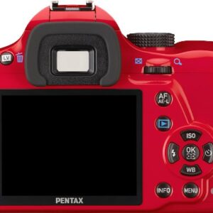 Pentax K-50 16MP Digital SLR Camera with 3-Inch LCD - Body Only (Red)