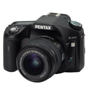 Pentax K200D 10.2MP Digital SLR Camera with Shake Reduction 18-55mm f/3.5-5.6 Lens