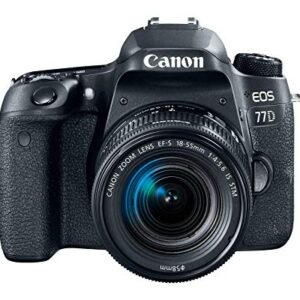 Canon EOS 77D EF-S 18-55 is STM Kit (Renewed)