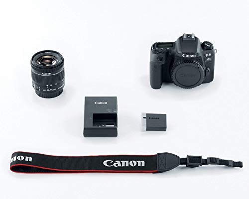 Canon EOS 77D EF-S 18-55 is STM Kit (Renewed)