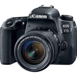 Canon EOS 77D EF-S 18-55 is STM Kit (Renewed)