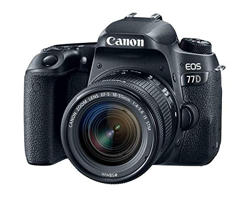 Canon EOS 77D EF-S 18-55 is STM Kit (Renewed)