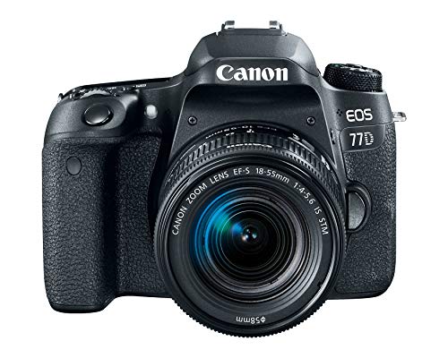 Canon EOS 77D EF-S 18-55 is STM Kit (Renewed)