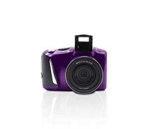 minolta mnd50 48 mp / 4k ultra hd digital camera (purple)