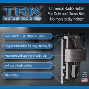 Tactical Radio Klip | Law Enforcement and First Responder Tools | Universal Design fits Motorola, Kenwood, Midland Radios and More