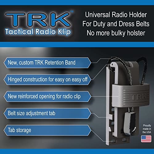 Tactical Radio Klip | Law Enforcement and First Responder Tools | Universal Design fits Motorola, Kenwood, Midland Radios and More