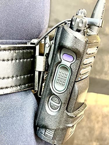 Tactical Radio Klip | Law Enforcement and First Responder Tools | Universal Design fits Motorola, Kenwood, Midland Radios and More