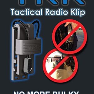 Tactical Radio Klip | Law Enforcement and First Responder Tools | Universal Design fits Motorola, Kenwood, Midland Radios and More