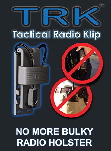 Tactical Radio Klip | Law Enforcement and First Responder Tools | Universal Design fits Motorola, Kenwood, Midland Radios and More