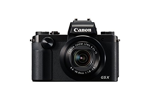 Canon PowerShot G5 X Digital Camera w/ 1 Inch Sensor and Built-in viewfinder - Wi-Fi & NFC Enabled (Black)