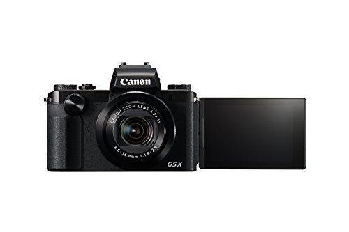 Canon PowerShot G5 X Digital Camera w/ 1 Inch Sensor and Built-in viewfinder - Wi-Fi & NFC Enabled (Black)