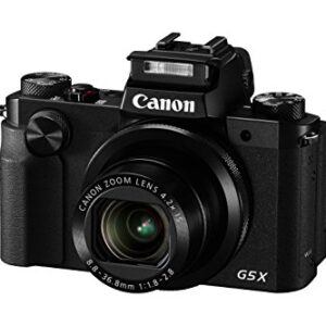 Canon PowerShot G5 X Digital Camera w/ 1 Inch Sensor and Built-in viewfinder - Wi-Fi & NFC Enabled (Black)