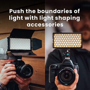 Lume Cube RGB Panel Pro, 60 Inch Light Stand, & Accessories | Full Color RGB Light for Professional DSLR Cameras | Adjustable Color Camera Lighting, Tripod from 14 to 60 Inches, 1/4" 20 Mount