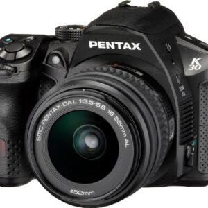 Pentax K-30 Weather-Sealed 16 MP CMOS Digital SLR with 18-55mm Lens (Black)