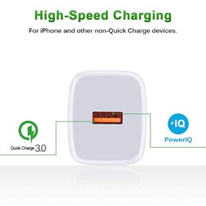 Quick Charge 3.0 USB Charger,GiGreen 2-Pack Fast Charging Wall Plug Adaptive Power Block Compatible iPhone 14 Pro Max 13 12 11 X,Samsung Galaxy S23 Ultra A14 5G A13 S21FE A53 A23 A03s S22,Pixel 7Pro 6
