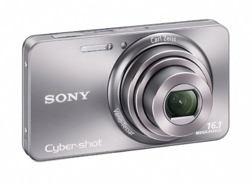 Sony Cyber-Shot DSC-W570 16.1 MP Digital Still Camera with Carl Zeiss Vario-Tessar 5x Wide-Angle Optical Zoom Lens and 2.7-inch LCD (Silver) (OLD MODEL)