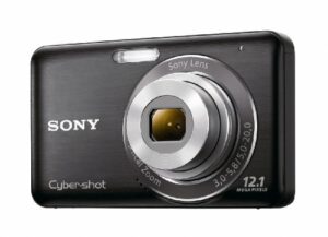 sony dsc-w310 12.1mp digital camera with 4x wide angle zoom with digital steady shot image stabilization and 2.7 inch lcd (black) (old model)