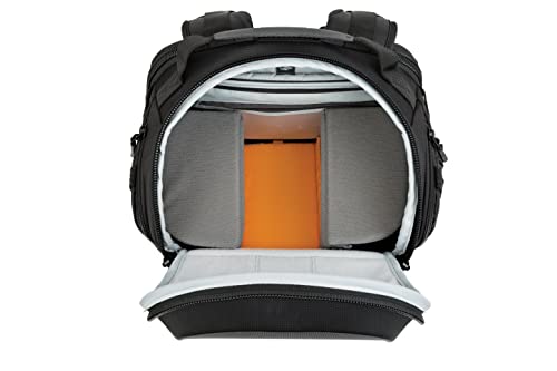 Lowepro ProTactic 350 AW II Modular Backpack with All Weather Cover, Camera Bag for Professional Use, Insert for Laptop Up to 13 Inch, Backpack for Professional Cameras and Drones, LP37176-GRL, Black