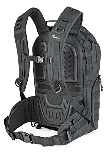 Lowepro ProTactic 350 AW II Modular Backpack with All Weather Cover, Camera Bag for Professional Use, Insert for Laptop Up to 13 Inch, Backpack for Professional Cameras and Drones, LP37176-GRL, Black