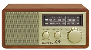 sangean wr-11se am/fm table top radio 40th anniversary edition walnut