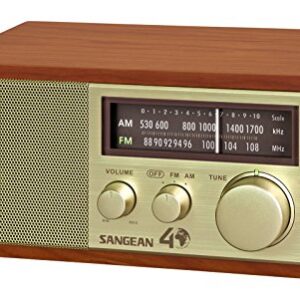 Sangean WR-11SE AM/FM Table Top Radio 40th Anniversary Edition Walnut