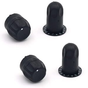 kymate radio knobs replacement volume and channel knob for motorola radios xts2500 xts2500i xts1500 xts2250 2pair