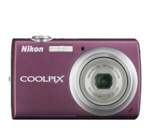 nikon coolpix s220 10mp digital camera with 3x optical zoom and 2.5 inch lcd (plum)