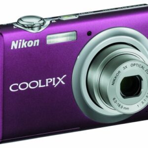 Nikon Coolpix S220 10MP Digital Camera with 3x Optical Zoom and 2.5 inch LCD (Plum)