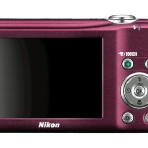 Nikon Coolpix S220 10MP Digital Camera with 3x Optical Zoom and 2.5 inch LCD (Plum)