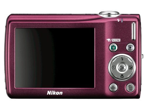 Nikon Coolpix S220 10MP Digital Camera with 3x Optical Zoom and 2.5 inch LCD (Plum)