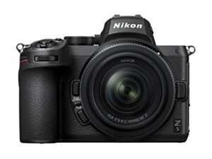 nikon z5 + z 24-50mm + ftz kit mirrorless camera kit (273-point hybrid af, 5-axis in-body optical image stabilisation, 4k movies, dual card slots) voa040k003