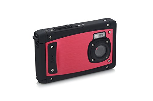 Coleman C40WP-R 20 Mega Pixels Waterproof Underwater Digital Camera with Full 1080p HD Video, 2.5" LCD & 8X Digital Zoom, Red