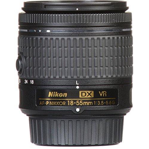 Nikon 18-55mm f/3.5-5.6G VR AF-P DX Zoom-Nikkor Lens - (Renewed)