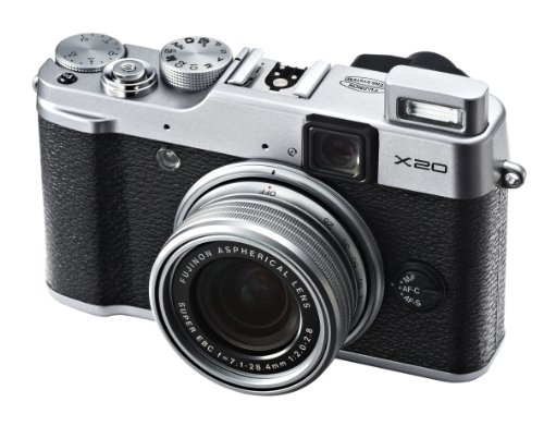 Fujifilm X20 12 MP Digital Camera with 2.8-Inch LCD (Silver)