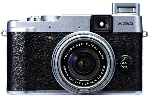 Fujifilm X20 12 MP Digital Camera with 2.8-Inch LCD (Silver)