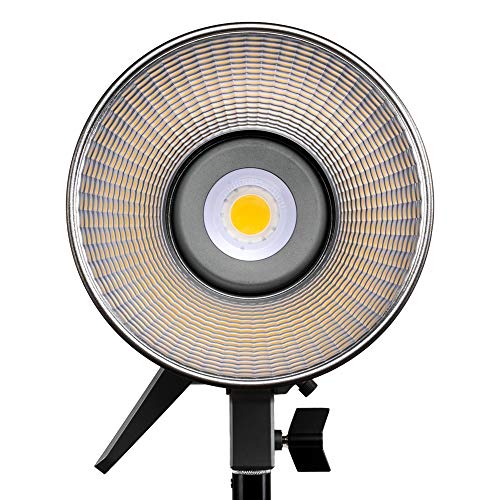 Amaran 100D LED Video Light, 130W CRI95+ TLCI96+ 39,500 lux@1m Bluetooth App Control 8 Pre-Programmed Lighting Effects DC/AC Power Supply, Made by Aputure