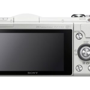 Sony Alpha a5000 Mirrorless Digital Camera with 16-50mm OSS Lens (White)