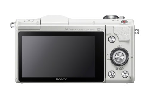 Sony Alpha a5000 Mirrorless Digital Camera with 16-50mm OSS Lens (White)