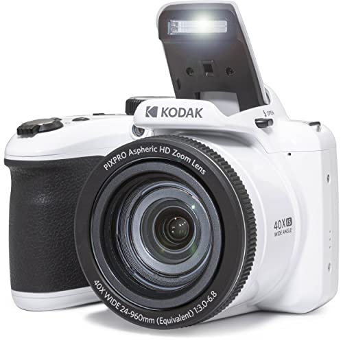 Kodak PIXPRO AZ405 Digital Camera + Accessories (White)