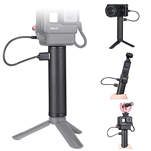 ULANZI BG-2 6800mAh Power Bank Hand Grip for Sony RX100 VII Canon G7X Mark III Compact Digital Cameras, GoPro 10 9 8 Action Cameras, DJI OSMO Pocket, and iPhone 13 Samsung Google OnePlus Smartphones