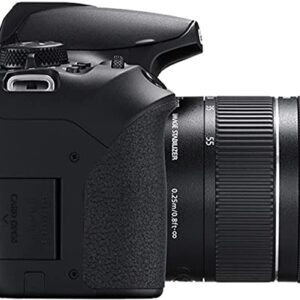 Camera EOS 850D (Rebel T8i) DSLR Camera w/ 18-55mm Lens + 75-300mm III Lens + 420-800mm Zoom Lens + Wide Angle + Telephoto Lens + 128GB Memory + Case + Tripod + Filter Kit + Pro Bundle