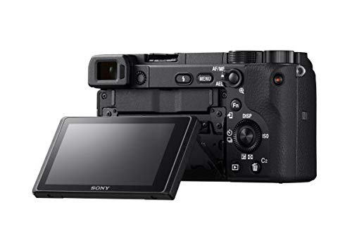 Sony Alpha a6400 Mirrorless Camera: Compact APS-C Interchangeable Lens Digital Camera with Real-Time Eye Auto Focus, 4K Video, Flip Screen & 18-135mm Lens - E Mount Compatible Cameras - ILCE-6400M/B