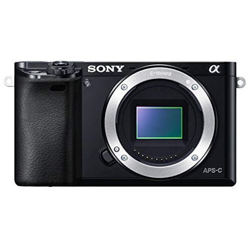 Sony Alpha a6000 Mirrorless Digital Camera 24.3 MP SLR Camera with 3.0-Inch LCD - Body Only (Black) (Certified Refurbished)