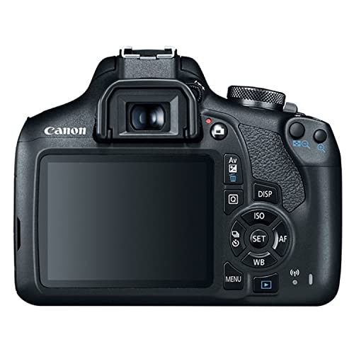 Canon EOS Rebel T7 DSLR Camera w/EF-S 18-55mm f/3.5-5.6 is II Lens + EF 75-300mm f/4-5.6 III Lens + 420-800mm f/8.3 HD Lens + 2X 64GB Memory + Case + Filters + Tripod + More (35pc Bundle)