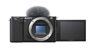 sony alpha zv-e10 – aps-c interchangeable lens mirrorless vlog camera – black