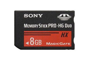 sony 8 gb pro-hg duo hx memory stick mshx8b (black)