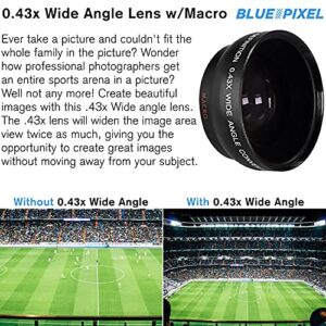 Camera EOS 850D (Rebel T8i) DSLR Camera w/ 18-55mm Lens Bundle with 64GB Memory Card, Wide Angle Lens, Telephoto Lens, 3Pc Filter Kit, Case, Tripod + Photography Kit (33 Pieces)